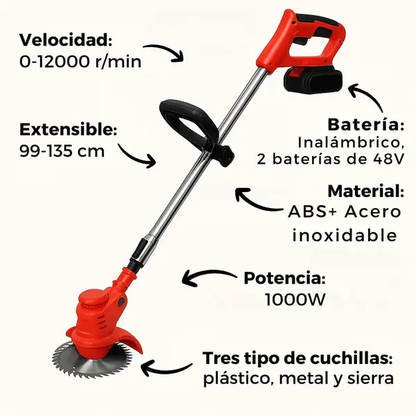 GUADAÑA TURBOBLADE™ - BATERÍA EXTRA + REGALOS